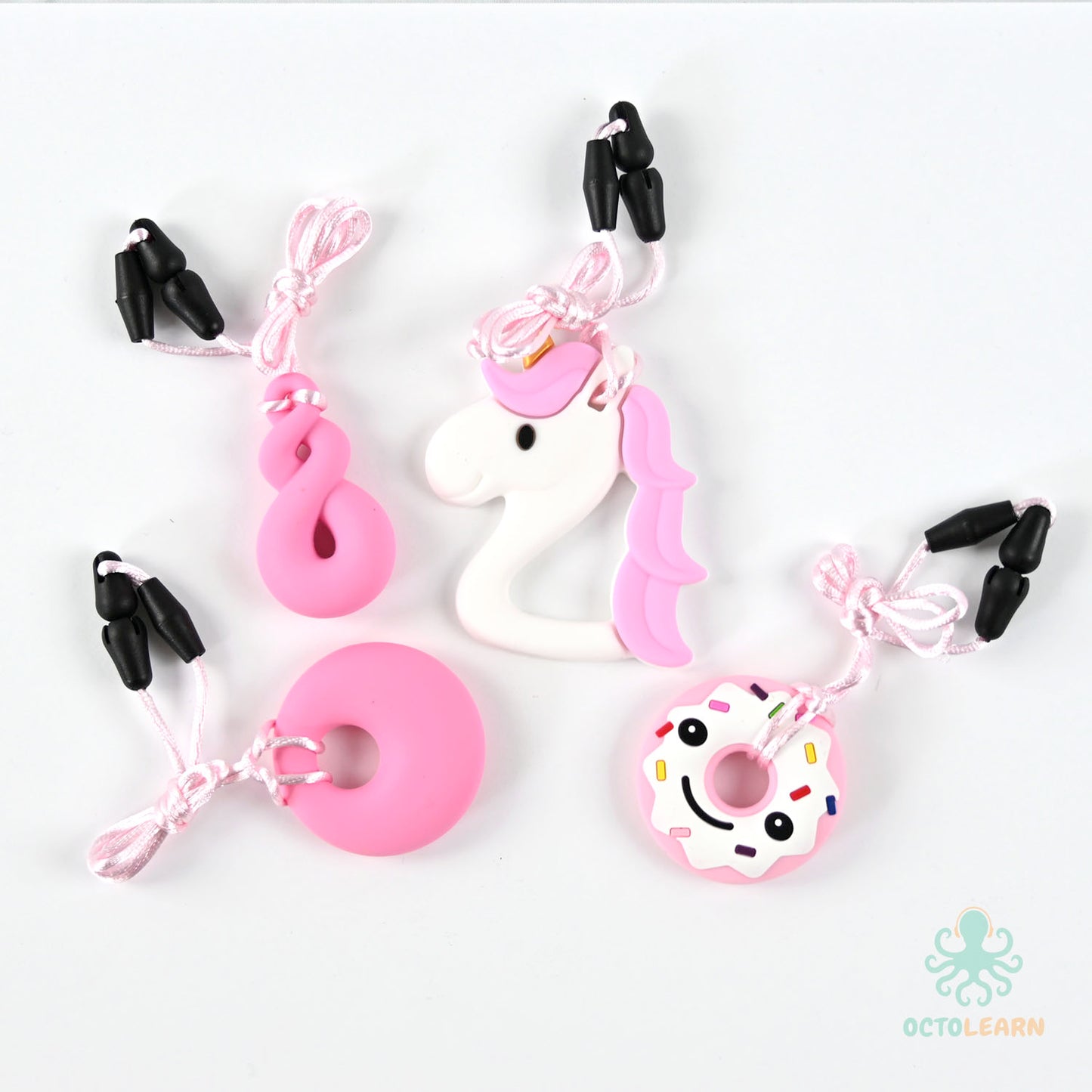 Biting Toy Necklace - Unicorn 4pk