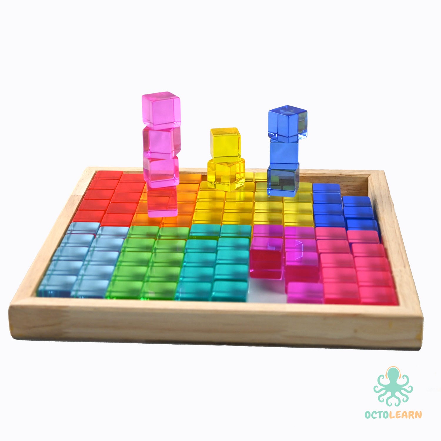 Lucite Rocks Lucite Blocks 100pcs – Octo Learn